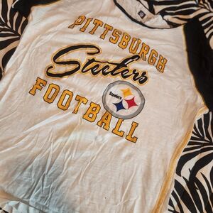 Pittsburgh Steelers Kids Shirt - Black and White